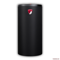 Бойлер косвенного нагрева Federica Bugatti INOX 1500, 210 литров, чёрный (бак в баке)